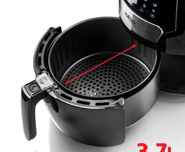 FREIDORA INTELIGENTE AIR FEAST DIGITAL 4.2L NEGRO HAEGER